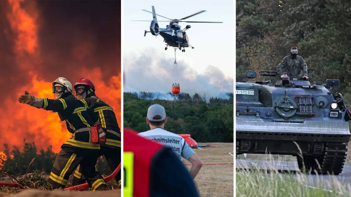 incendiu devastator în Germania sat evacuat