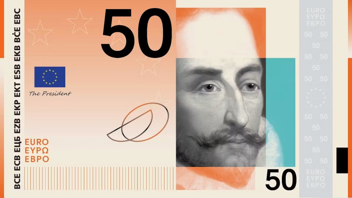 Bancnotele euro se schimbă. În imagine, propunere pentru o nouă bancnotă