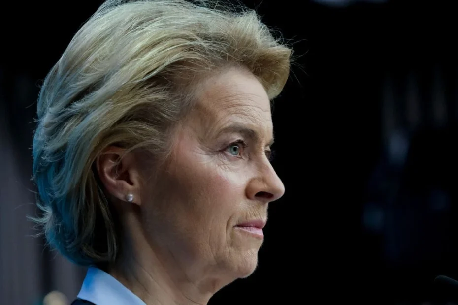 Companiile germane suspendă livrările în străinătate din cauza normelor UE. În imagine Ursula von der Leyen, șefa Comisiei Europene