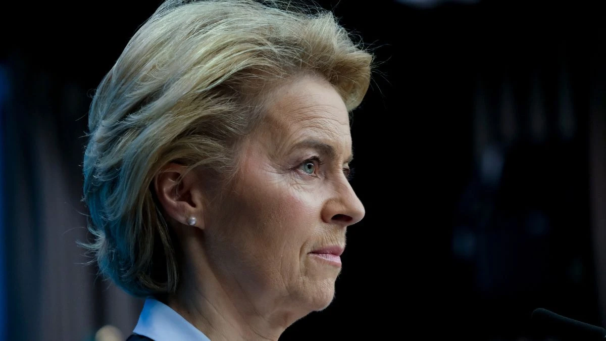 Companiile germane suspendă livrările în străinătate din cauza normelor UE. În imagine Ursula von der Leyen, șefa Comisiei Europene