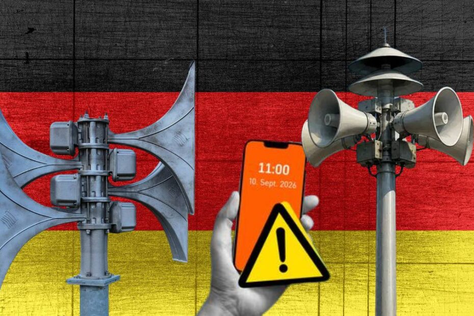 Cel mai ridicat nivel de alertă din Germania sună sirenele 10 septembrie 2026