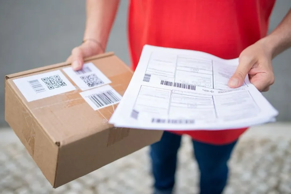 UE ia măsuri drastice împotriva magazinelor online populare. În imagine, un curier livrează un pachet