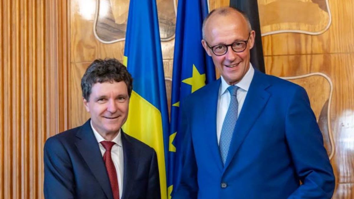 Nicușor Dan s-a întâlnit cu Friedrich Merz în Arctica. Imagine de la întâlnire