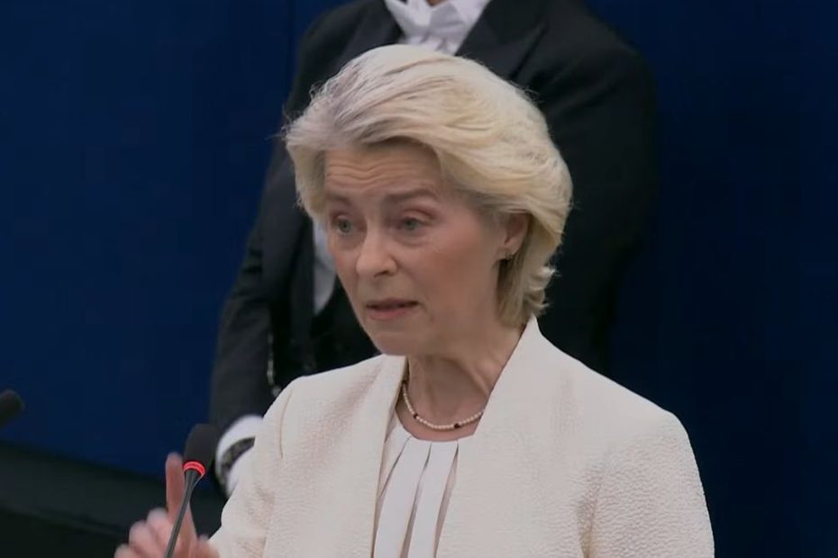 Ursula von der Leyen identifică „dușmanii” Europei. În imagine, Ursula von der Leyen