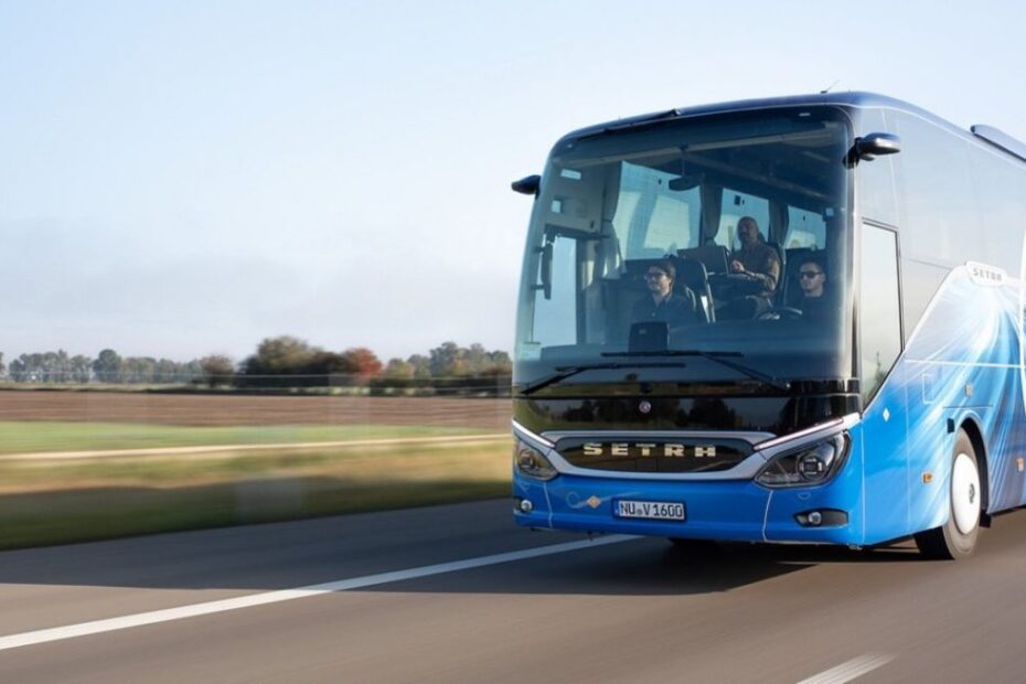 Autocarul electric Setra eCoach în testele proiectului ELCH din Germania