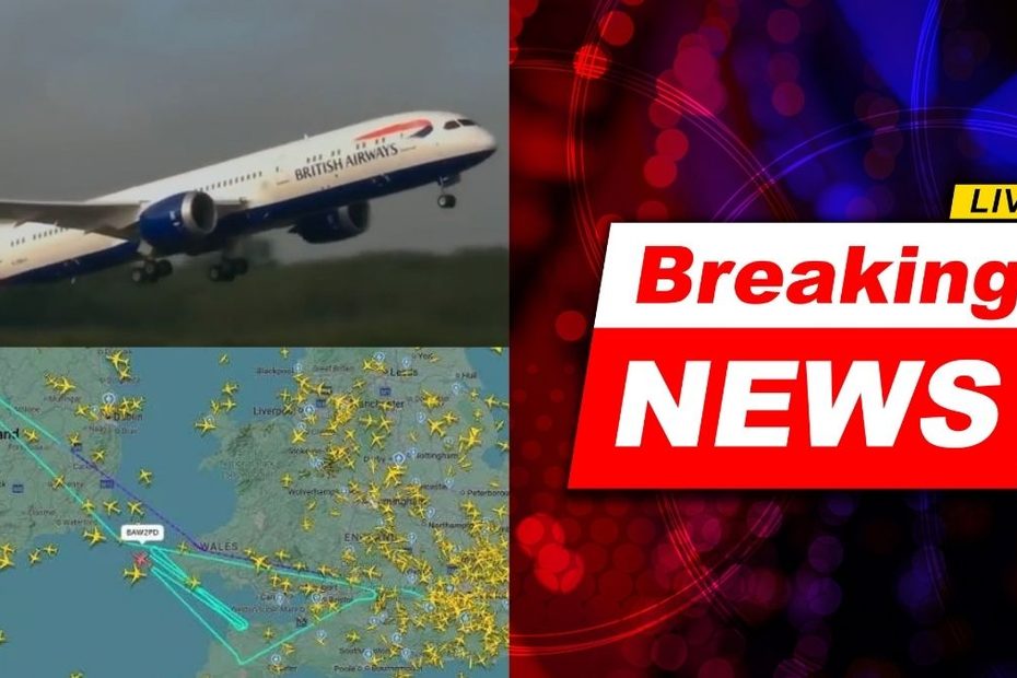 Avion British Airways și traseul zborului BA295, care a declarat urgență și a coborât aproximativ 8.500 de metri