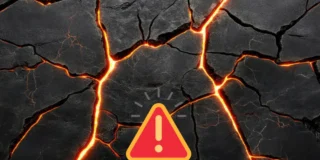 fisură în scoarța pământului